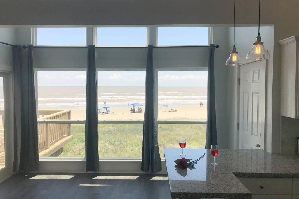 Beach Front on West Beach Galveston Exterior foto